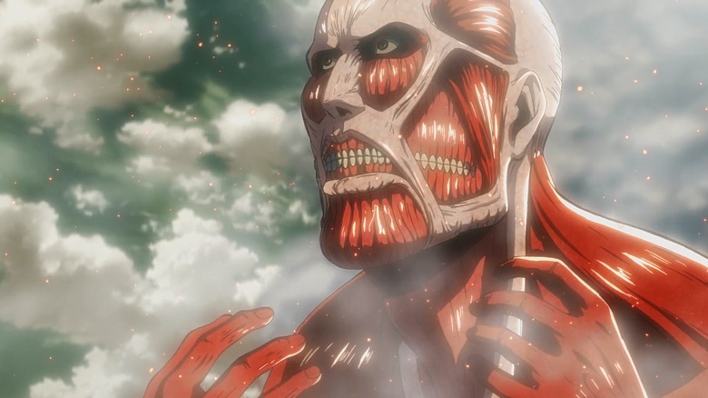 The Colossal Titan from Attack on Titan