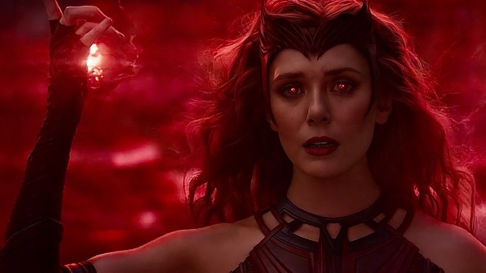 Scarlet Witch performing magic