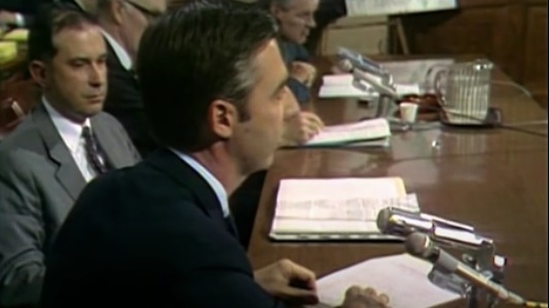 Fred Rogers testifying