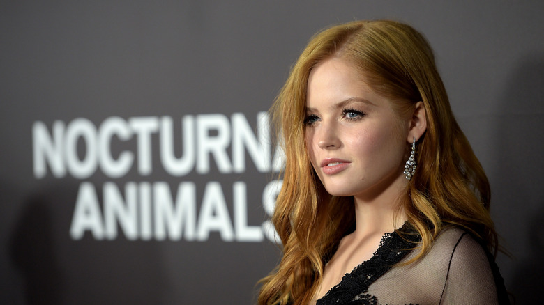 Ellie Bamber at Nocturnal Animals premiere