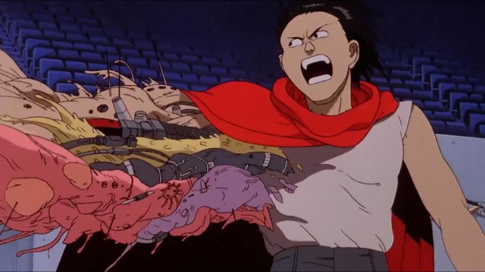 Tetsuo's body mutating in Akira