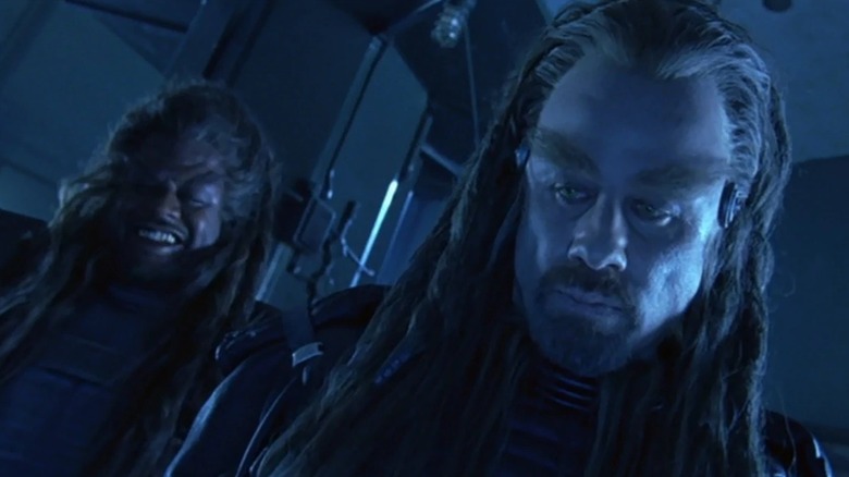 Travolta not laughing in Battlefield Earth