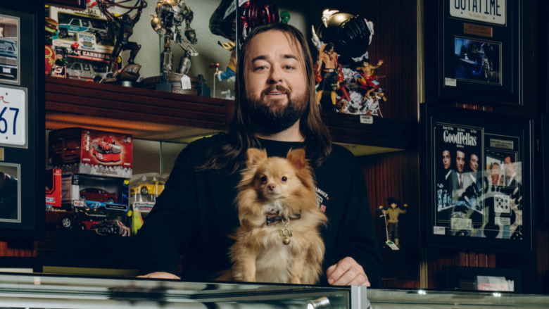 Chumlee Russell and his dog, Pinky