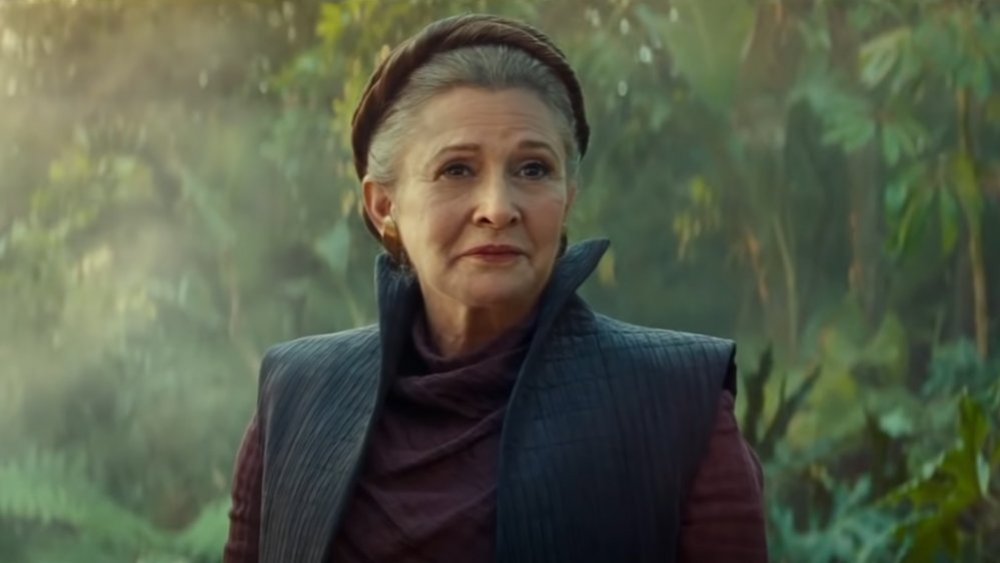 Carrie Fisher as Leia Organa in Star Wars: The Rise of Skywalker