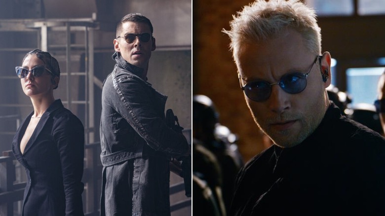 The Matrix Resurrections' Lexy,  Berg, and Shepherd