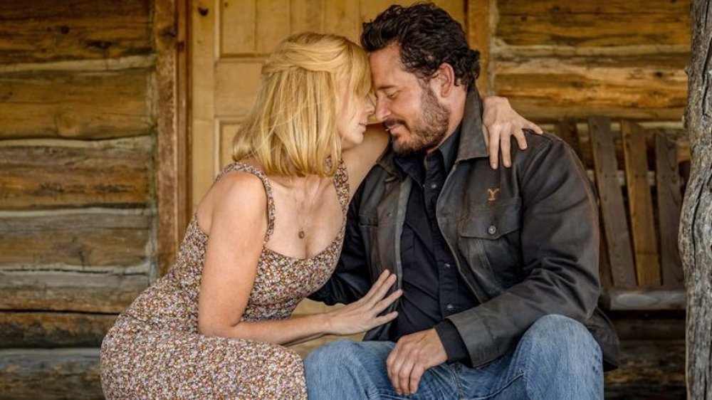 Kelly Reilly and Cole Hauser on Yellowstone