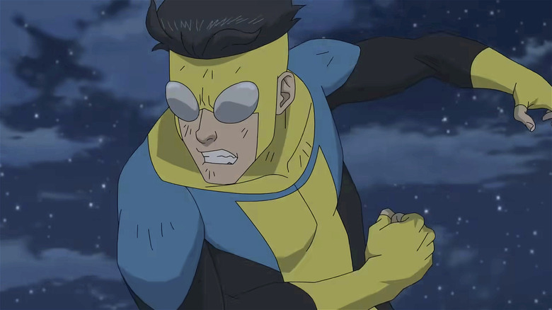 Invincible looking furious