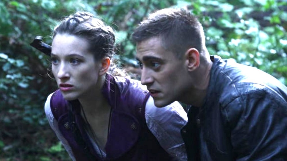 Alice and the Knave hiding on Once Upon a Time in Wonderland