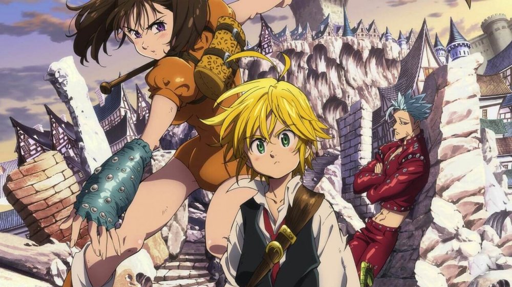 Meliodas leading the Sins from Seven Deadly Sins