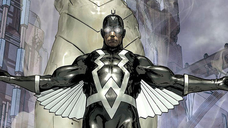 Black Bolt flying