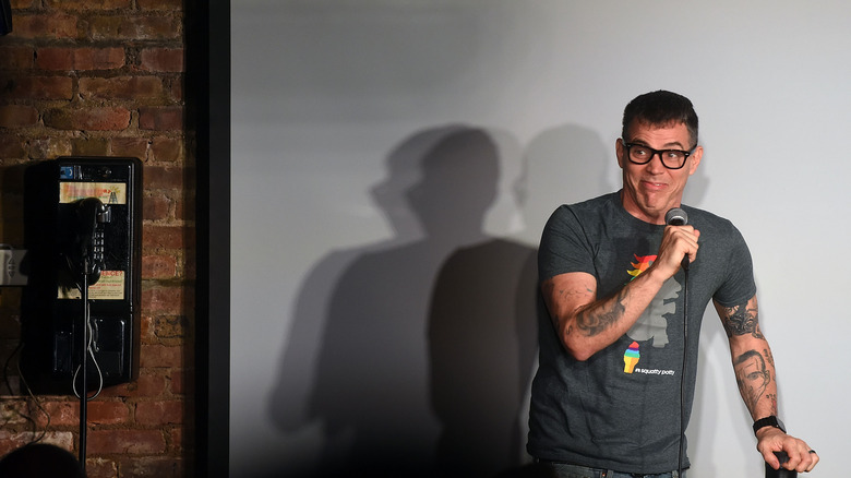 Steve-O performing his live show