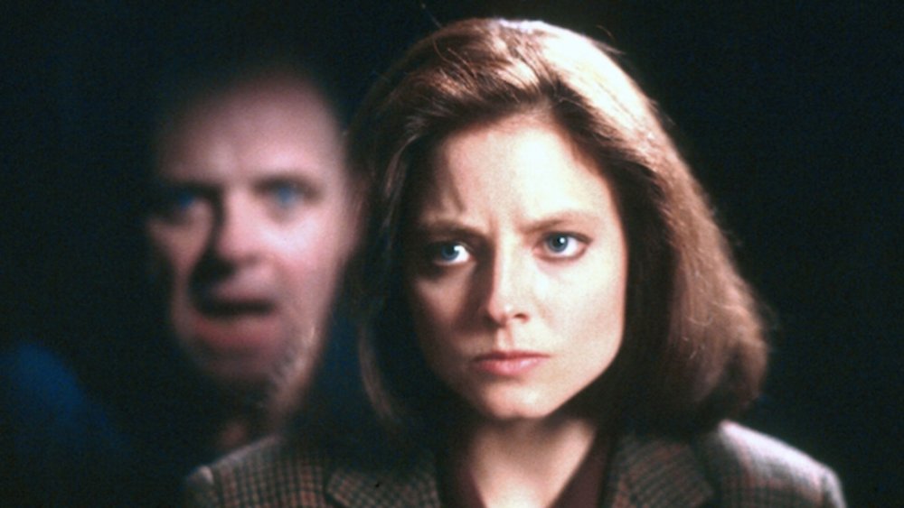 Jodie Foster and Sir Anthony Hopkins in The Silence of the Lambs