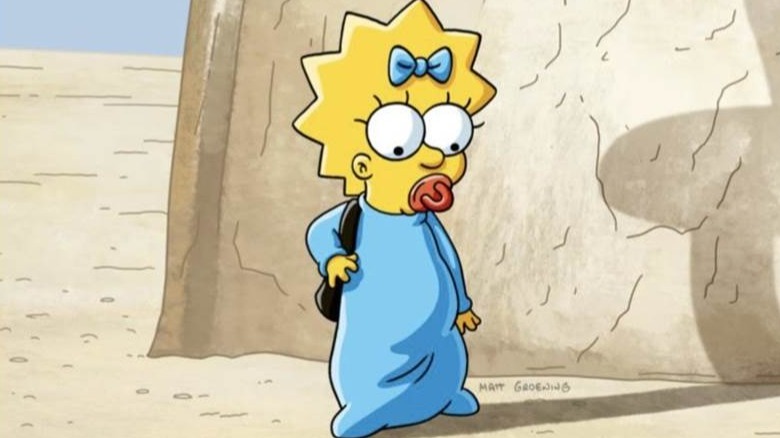 Maggie Simpson on Tatooine