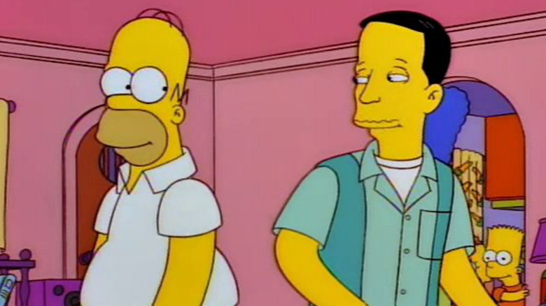 Homer and John hanging out