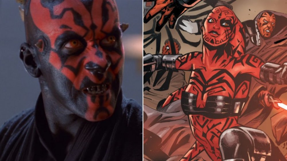 Ray Park as Darth Maul in Star Wars Episode I: The Phantom Menace and Darth Talon in Star Wars: Legacy