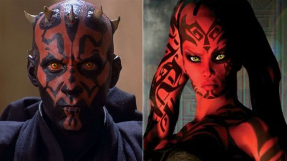 Ray Park as Darth Maul in Star Wars Episode I: The Phantom Menace and Darth Talon in Star Wars: Legacy