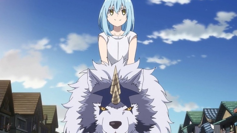 Rimuru riding Ranga