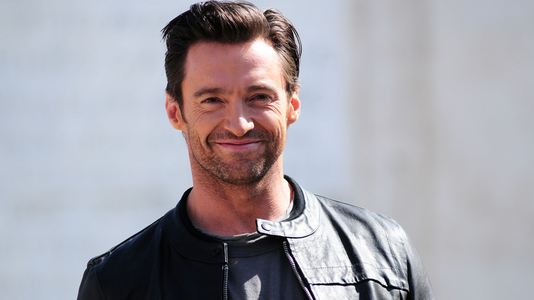 Hugh Jackman smiling