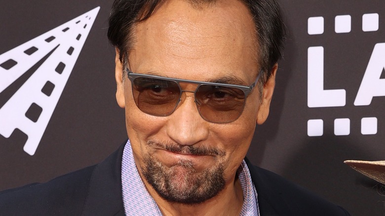 Jimmy Smits sunglasses smiling