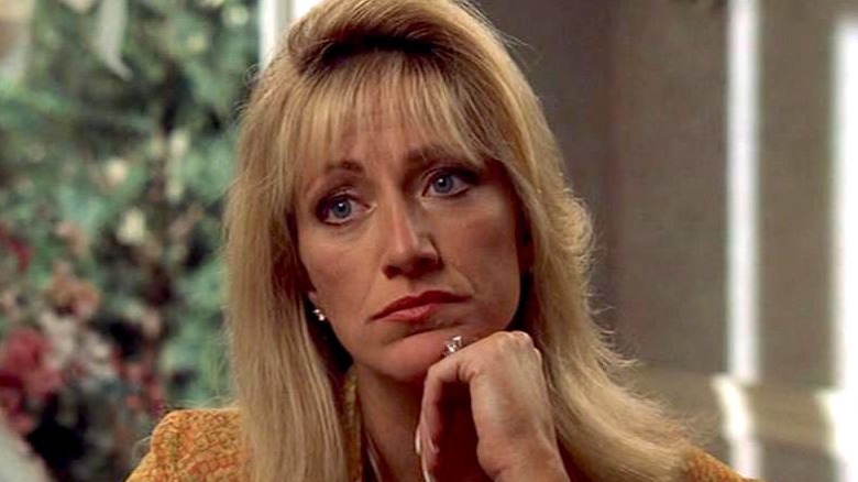 Carmela Soprano deep in thought