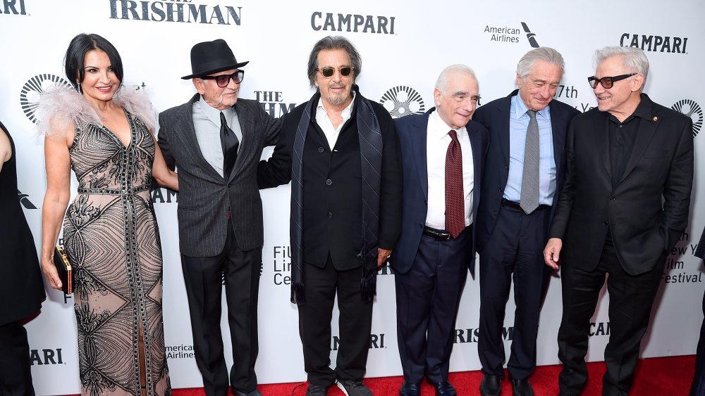 Kathrine Narducci with The Irishman cast