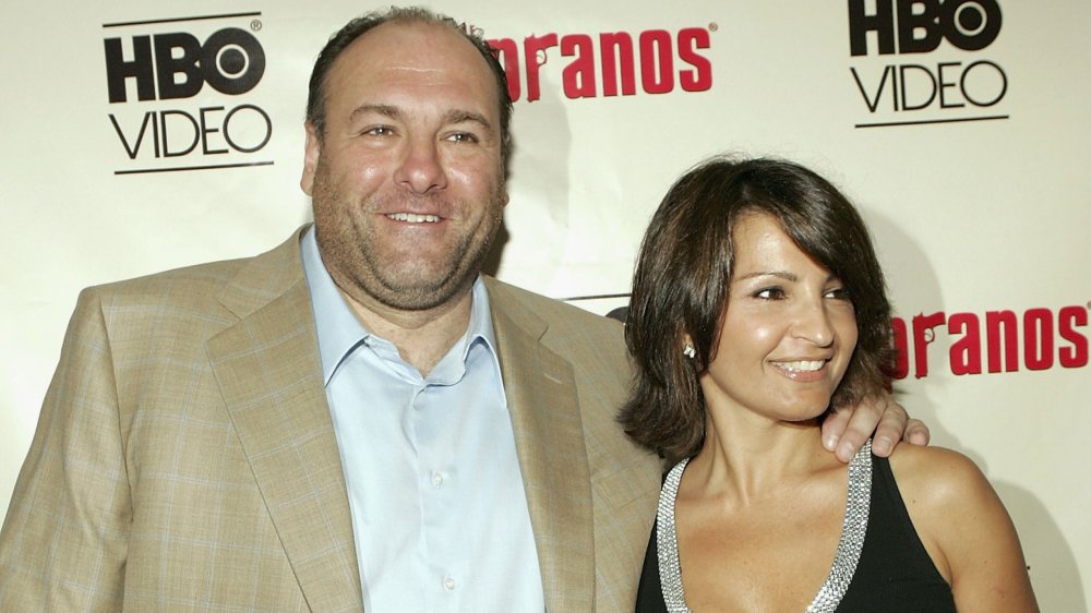 James Gandolfini and Kathrine Narducci from The Sopranos