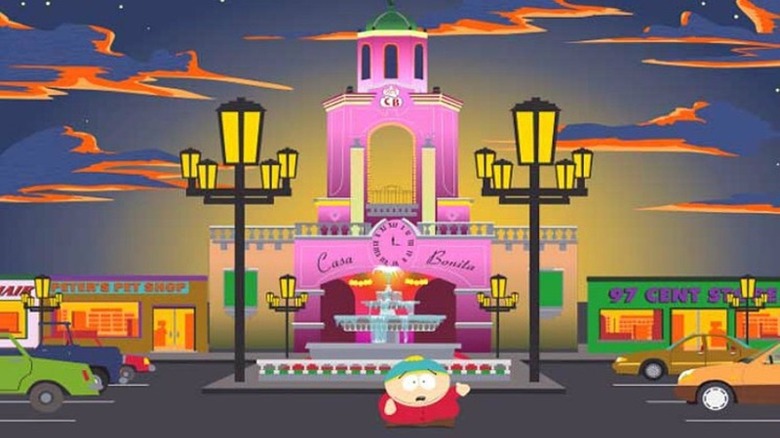 Eric Cartman outside Casa Bonita