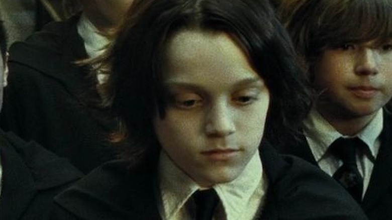 Young Snape waiting to be sorted