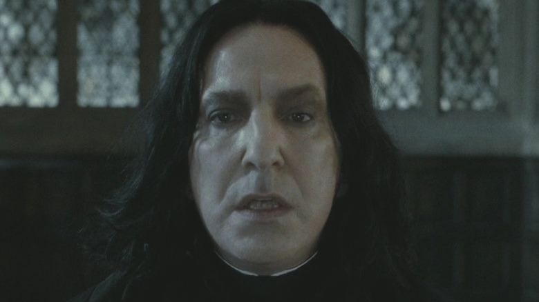 Snape with a shocked expression