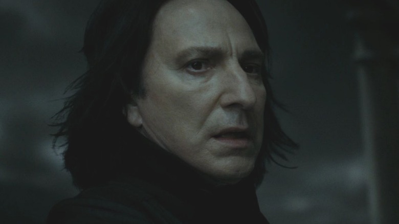 Snape looking in the distance