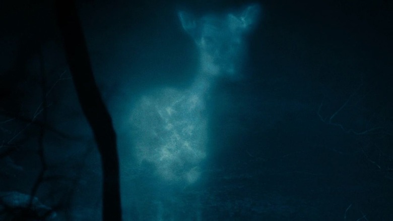 Snape's doe patronus in forest