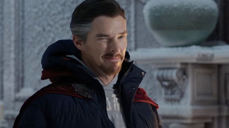 Doctor Strange winking