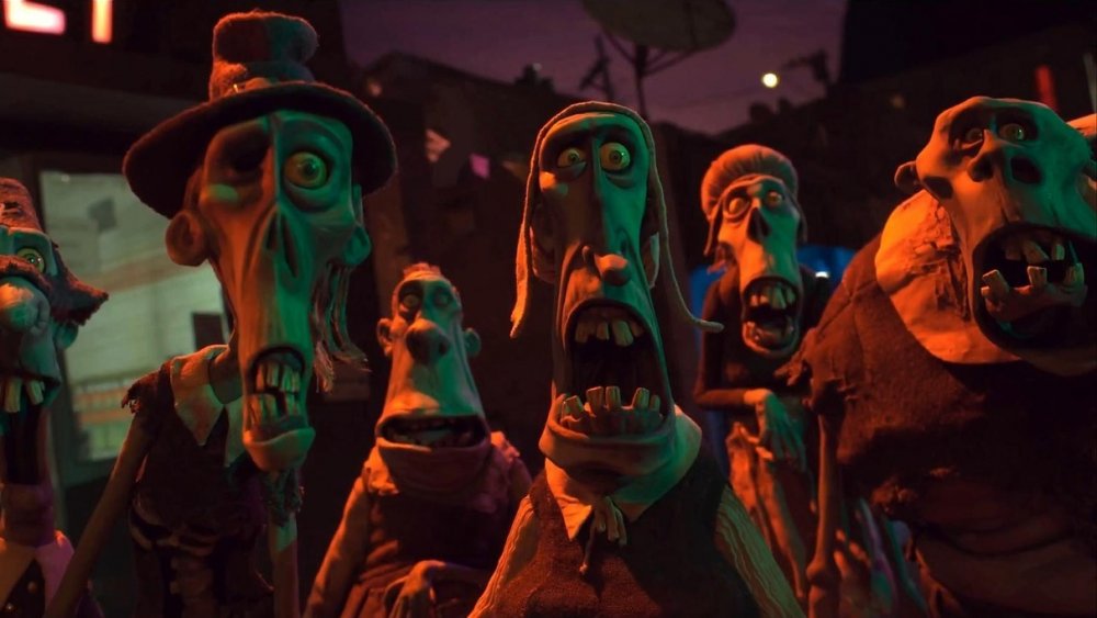 A horde of zombies take over a small town in ParaNorman