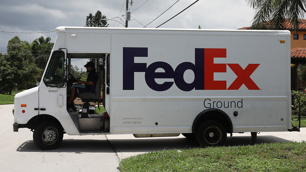 FedEx truck