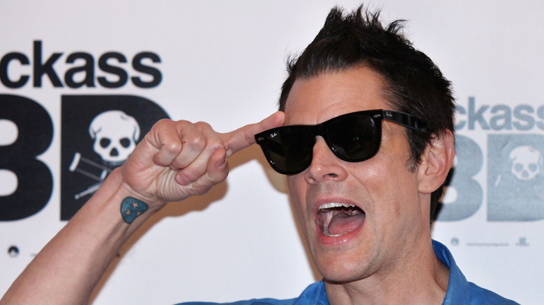 Johnny Knoxville at Jackass 3D premiere