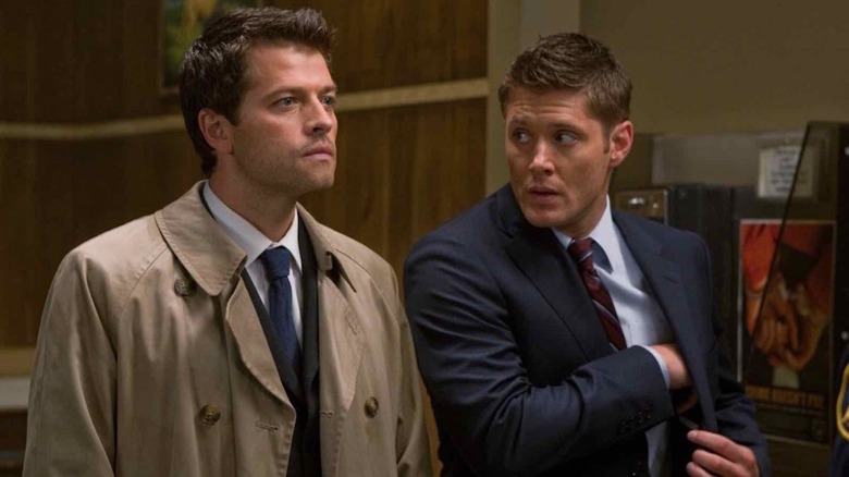 Castiel and Dean talking