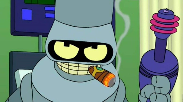 Bender with ray gun