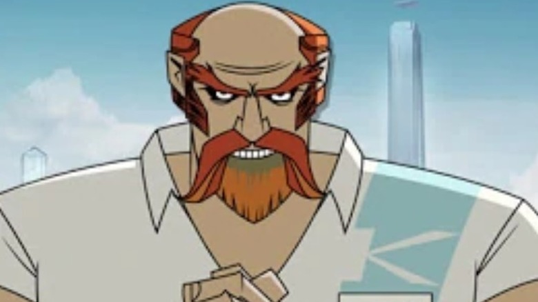 Abraham Kane staring menacingly in Motorcity