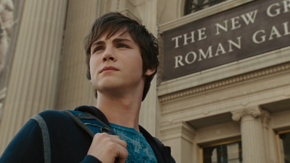 Logan Lerman as the title character in Percy Jackson & the Olympians: The Lightning Thief