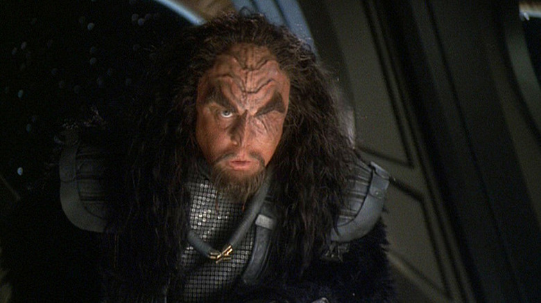 General Martok glares