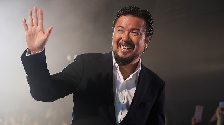 Justin Lin waving