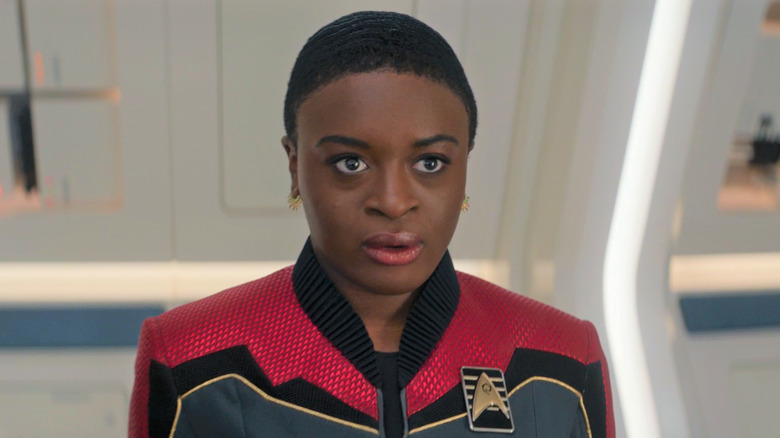 Cadet Nyota Uhura on Star Trek Strange New Worlds