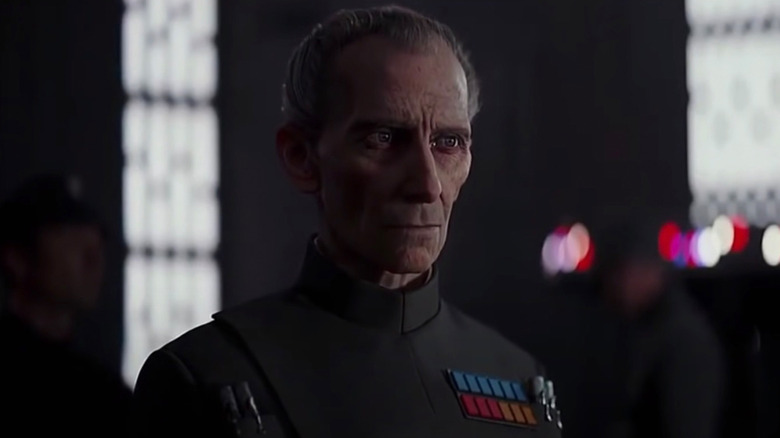 Governor Tarkin testing Death Star