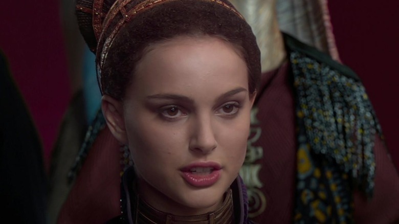 Padme looking stern