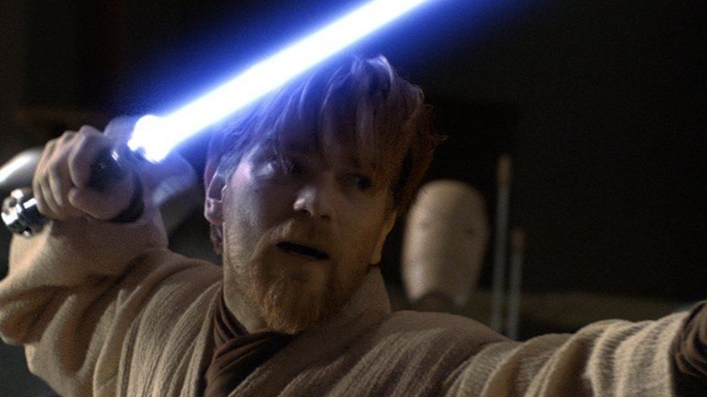 Obi-Wan in a duel