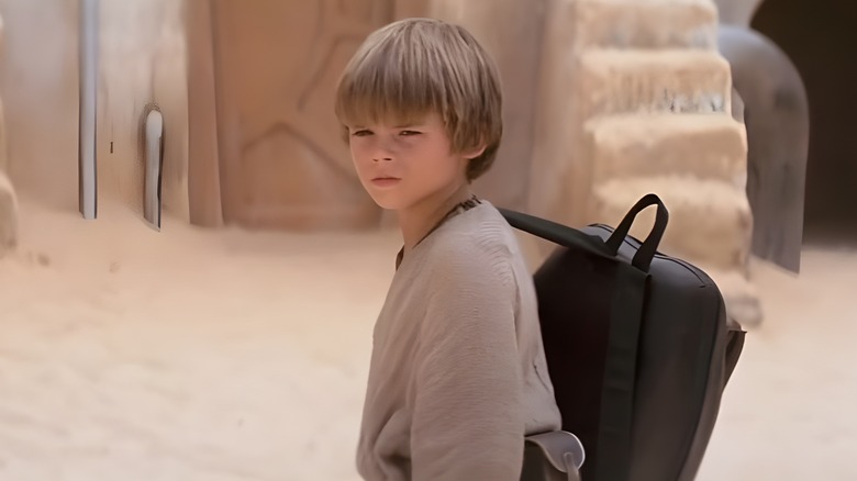 Anakin looking back