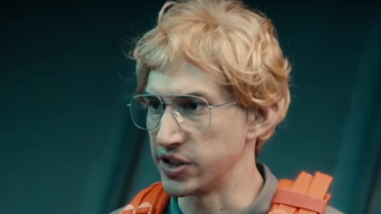 Adam Driver acting in SNL