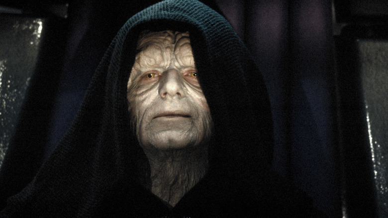 Ian McDiarmid as the Emperor in "Return of the Jedi"