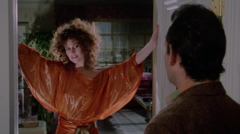 Dana (possessed by Zuul) greets Venkman