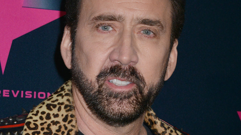 Nicolas Cage smiling